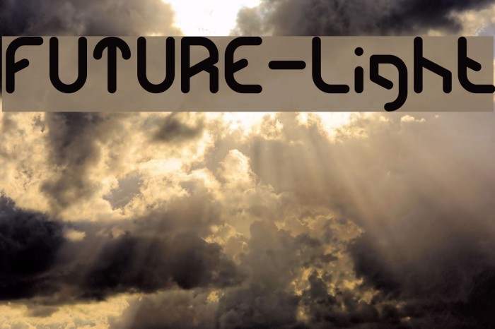 FUTURE-Light Font examples