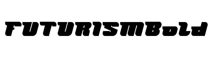 FUTURISM Bold  font caratteri gratis