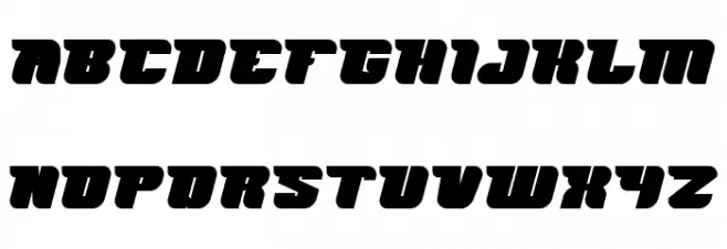 FUTURISM Bold 字体 大写