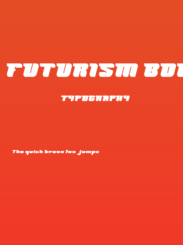 FUTURISM Bold Poster