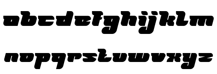 FUTURISM Bold Font LOWERCASE
