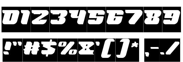 FUTURISM-Inverse Font OTHER CHARS