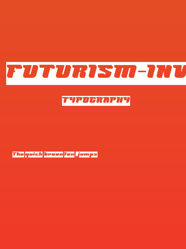 FUTURISM-Inverse Poster