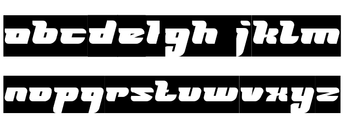 FUTURISM-Inverse Font LOWERCASE