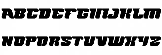 FUTURISM Schriftart Groß