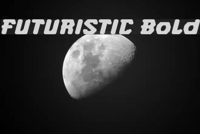 FUTURISTIC Bold Font examples