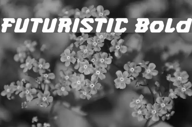 FUTURISTIC Bold Font examples