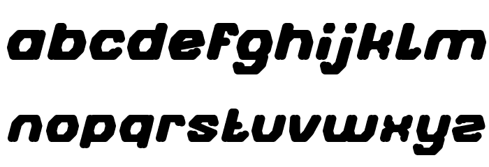 FUTURISTIC Bold Font LOWERCASE