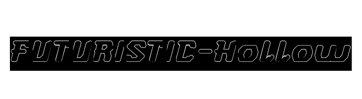 FUTURISTIC-Hollow  font caratteri gratis