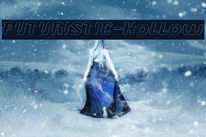 FUTURISTIC-Hollow Font examples