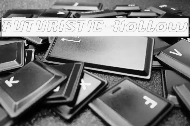 FUTURISTIC-Hollow Font examples