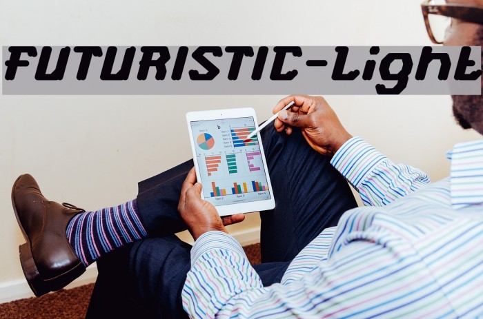 FUTURISTIC-Light Font examples