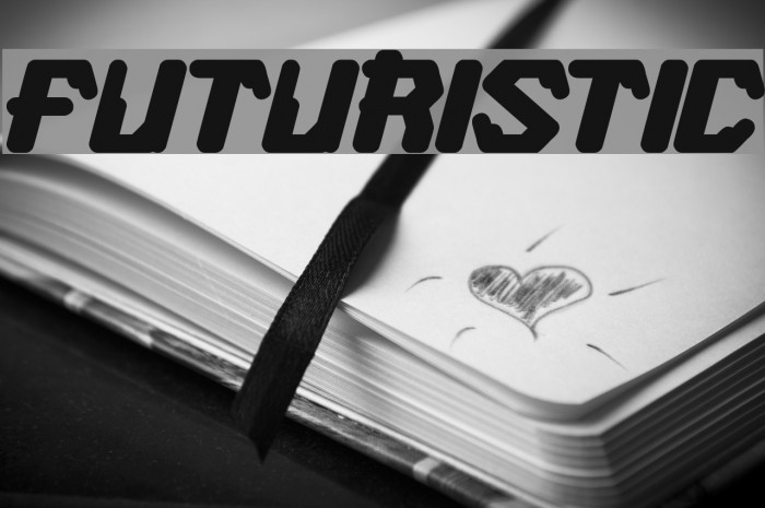 FUTURISTIC Шрифта examples