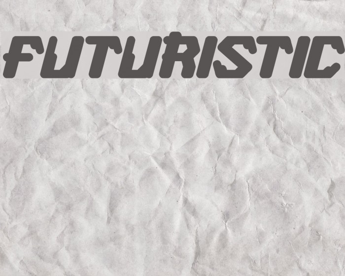 FUTURISTIC Шрифта examples