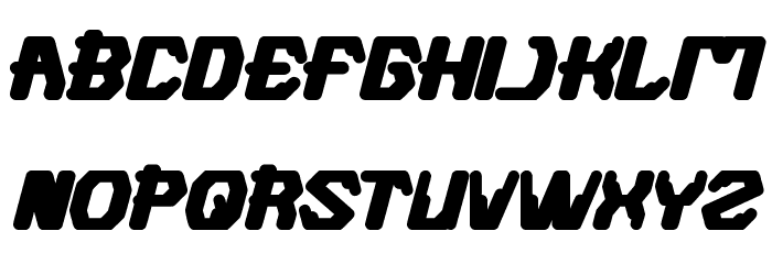 FUTURISTIC Font LOWERCASE