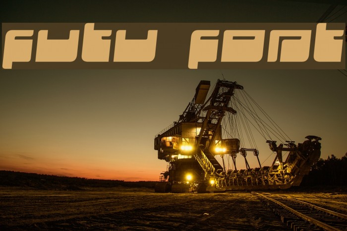 FUTU Font examples