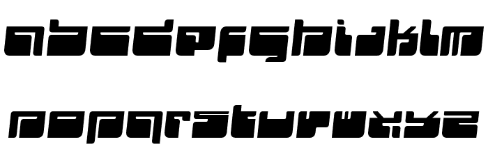 FUTU Font LOWERCASE