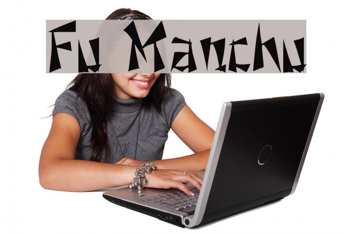 Fu Manchu Font examples