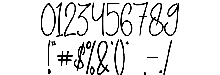 Fubrica - Personal Use Font OTHER CHARS