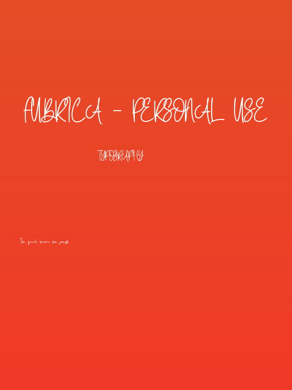 Fubrica - Personal Use Poster
