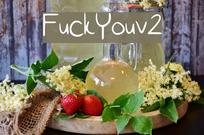 FuckYouv2 Font examples