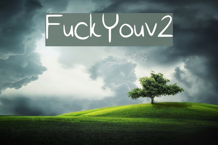 FuckYouv2 Font examples