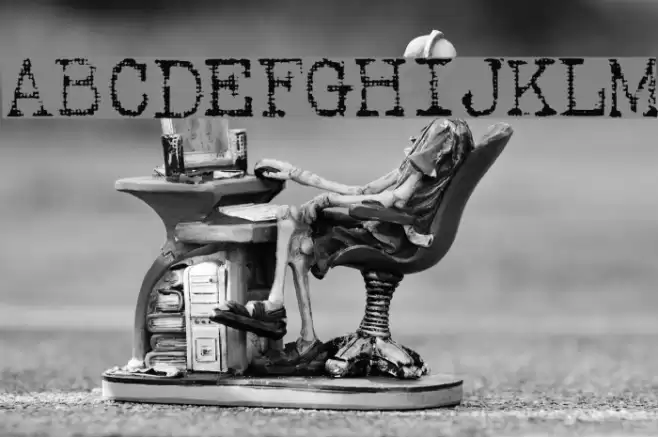 Fucked Olympia J Font examples