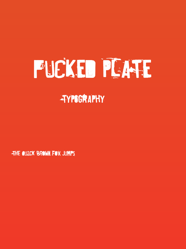 Fucked Plate Poster