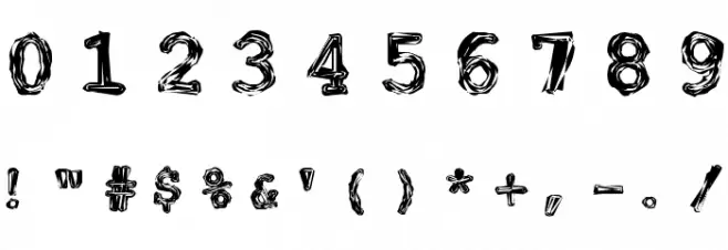 FuckinGwenhwyfar Font OTHER CHARS