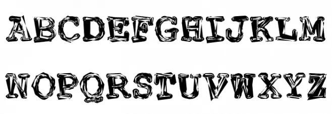 FuckinGwenhwyfar Polices MAJUSCULES