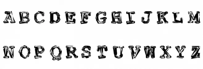 FuckinGwenhwyfar Font Litere mari