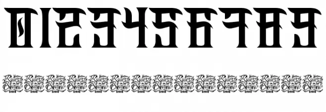 Fucking Hostile Font OTHER CHARS