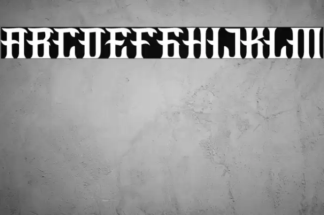 Fucking Hostile Font examples