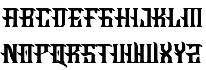 Fucking Hostile Schriftart Groß