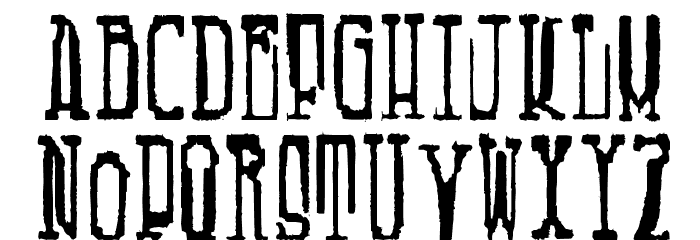 Fucsimile Font LOWERCASE