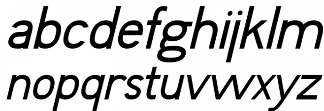Fudd Italic Schriftart Kleinbuchstaben