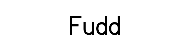 Fudd Fonte