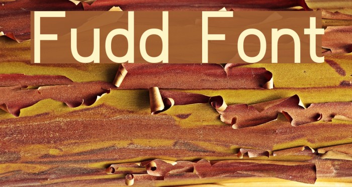 Fudd Font examples