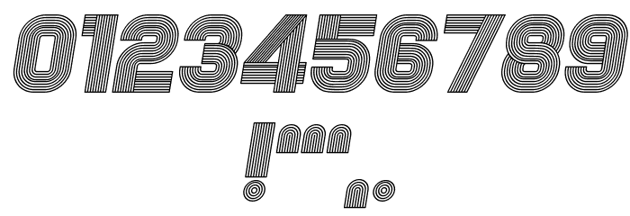 Fudged Italic Font OTHER CHARS