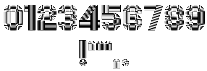 Fudged Regular Font OTHER CHARS
