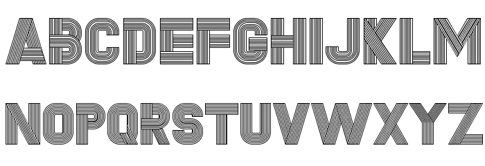 Fudged Regular Font LOWERCASE