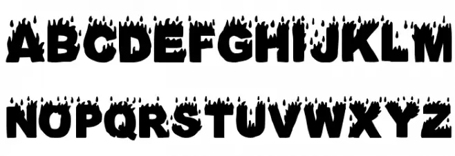 Fuego Fatuo Font Litere mari