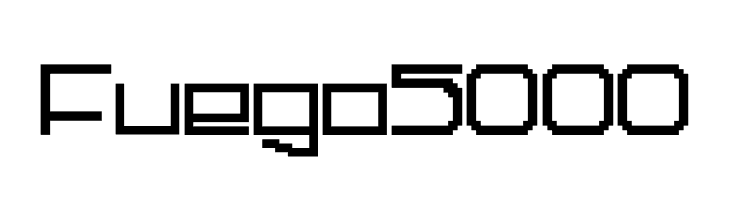 Fuego5000  Frei Schriftart Herunterladen