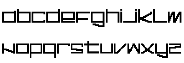 Fuego5000 Font LOWERCASE