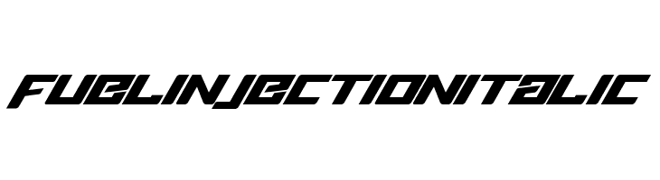 Fuel Injection Italic  नि: शुल्क फ़ॉन्ट्स डाउनलोड