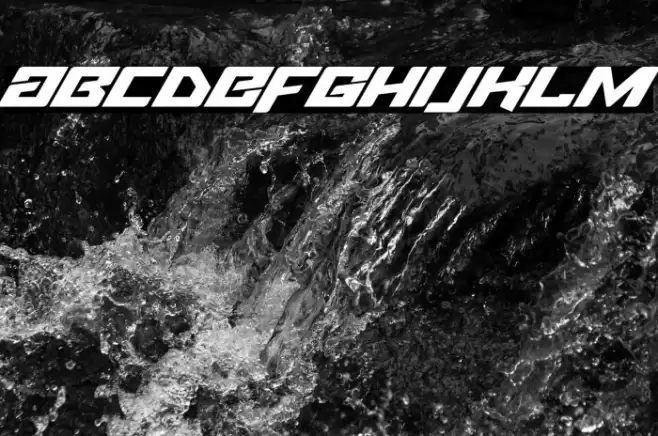 Fuel Injection Italic Font examples