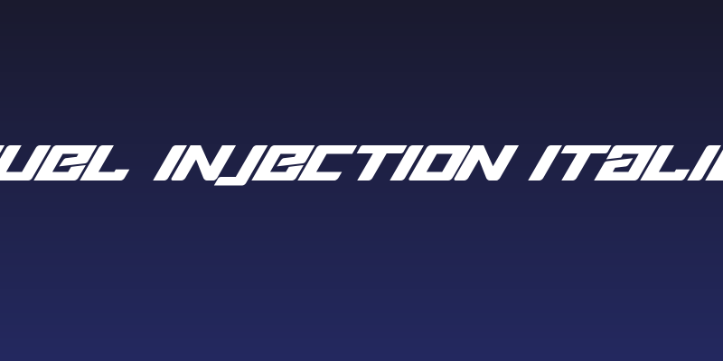 Fuel Injection Italic Social Header