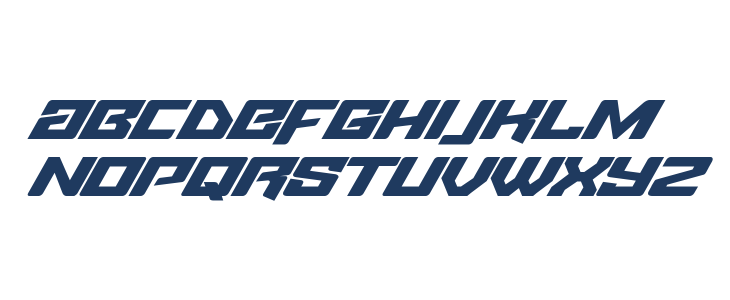 Fuel Injection Italic Lowercase