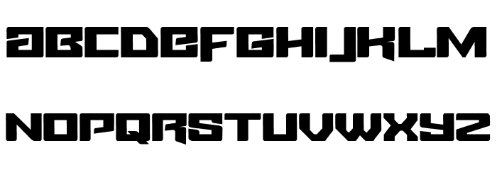 Fuel Injection Font LOWERCASE