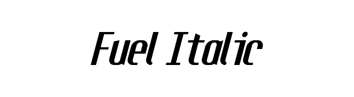 Fuel Italic  les polices de caractères gratuit tlcharger